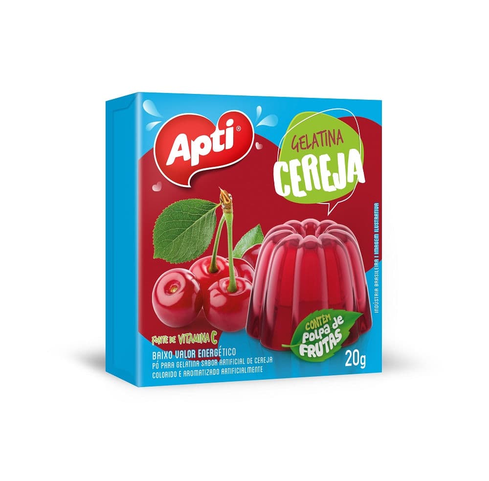 Gelatina Apti Cereja 20g